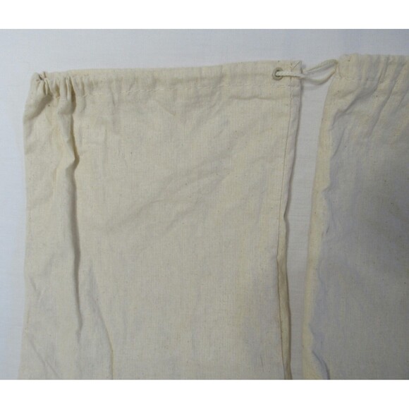 Salvatore Ferragamo Beige Logo Drawstring Shoe Bags Dust Bags 2 of Them EUC - Picture 4 of 11